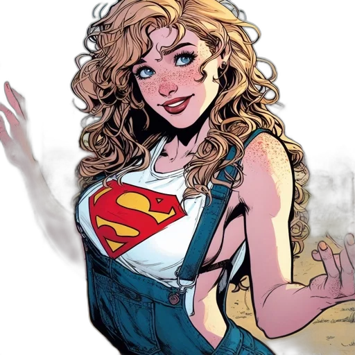 comic book art, cartoon, concept art, animated transparent PNG cut-out