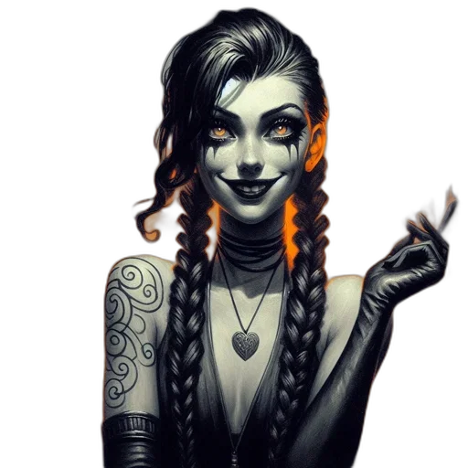 jewelry, face, staff, dress transparent PNG cut-out