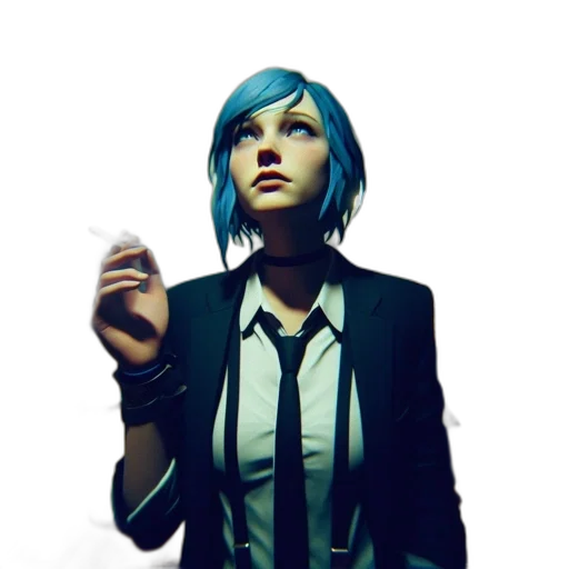 jacket, staff, face, concept art transparent PNG cut-out