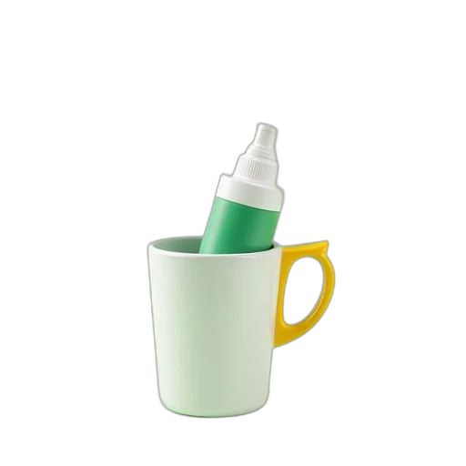 bottle, staff, weapon, 3d render transparent PNG cut-out