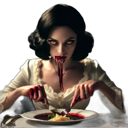 food, face, concept art, photorealistic transparent PNG cut-out