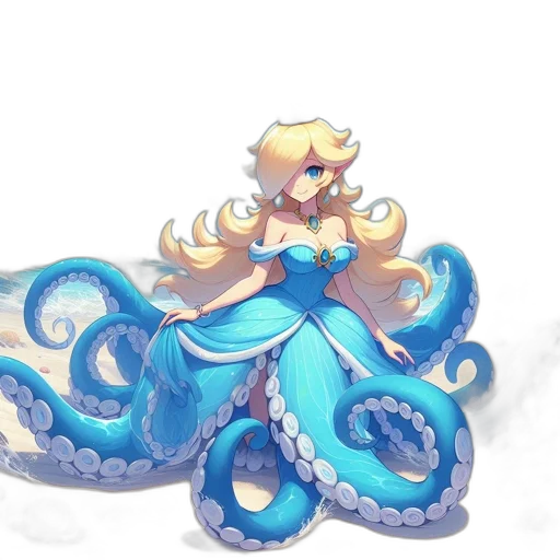 dress, creature, staff, dragon transparent PNG cut-out