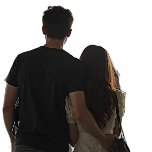 jacket, staff, dress, 3d render transparent PNG cut-out