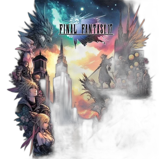 fantasy art, concept art, pixel art, dramatic transparent PNG cut-out