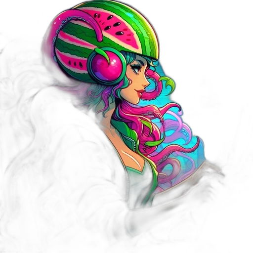 mask, face, dress, hair transparent PNG cut-out