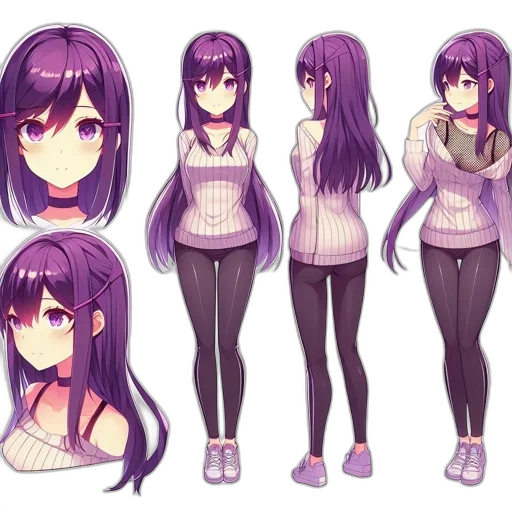 anime, pixel art, concept art, 3d render transparent PNG cut-out