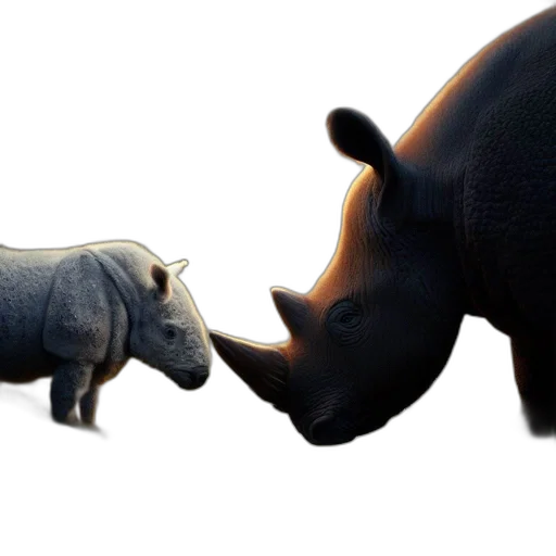 animal, concept art, 3d render, photorealistic transparent PNG cut-out
