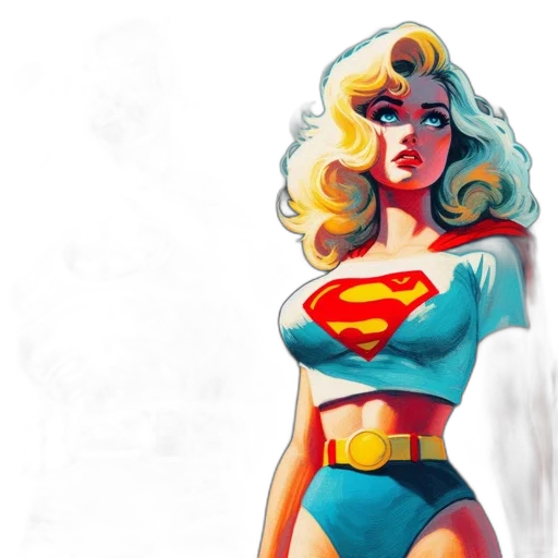 comic book art, concept art, fantasy art, cartoon transparent PNG cut-out