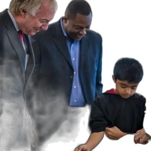 group, men, suits, including transparent PNG cut-out