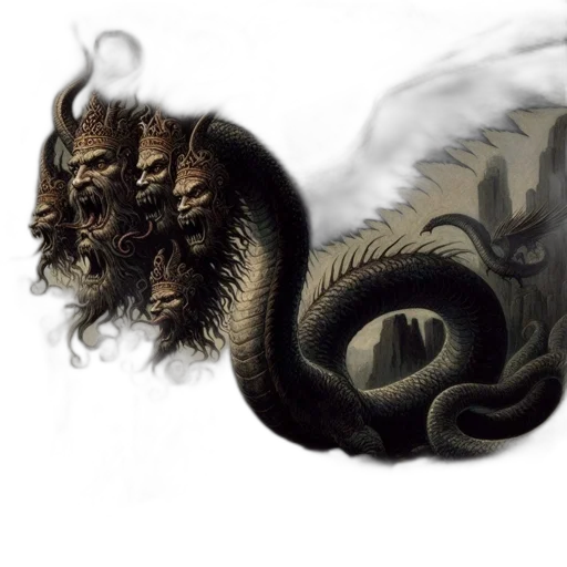 dragon, creature, mask, animal transparent PNG cut-out