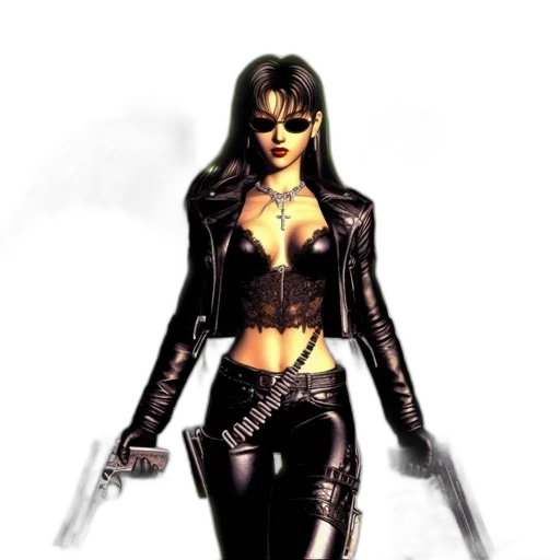 weapon, jacket, concept art, comic book art transparent PNG cut-out