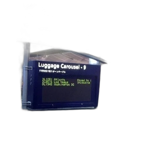 luggage, carousel, sign, says transparent PNG cut-out