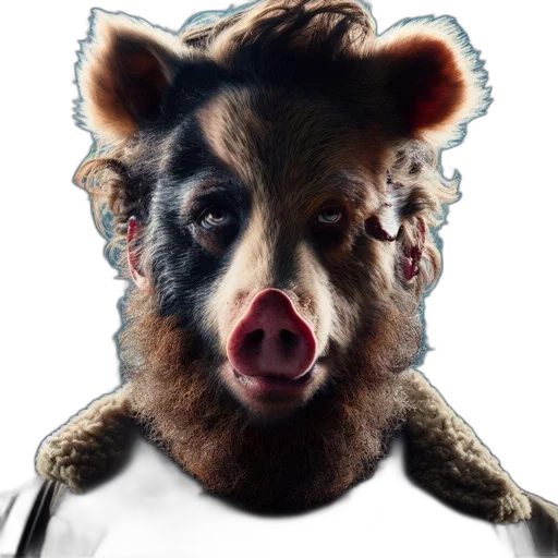 animal, creature, face, mask transparent PNG cut-out