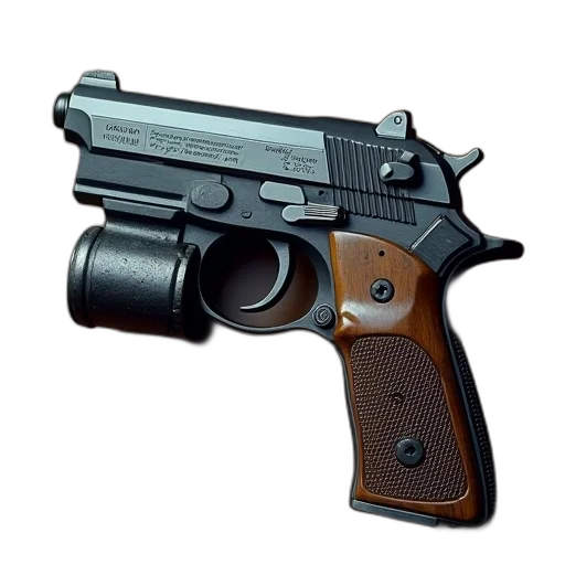 weapon, 3d render, photorealistic, concept art transparent PNG cut-out