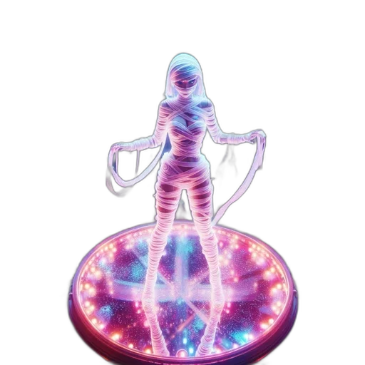 robot, jewelry, staff, creature transparent PNG cut-out