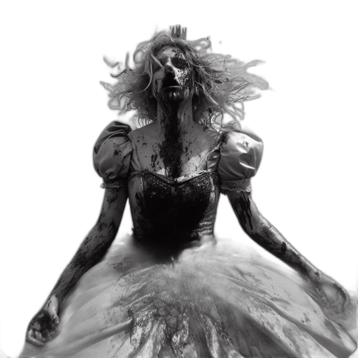 dress, creature, mask, face transparent PNG cut-out