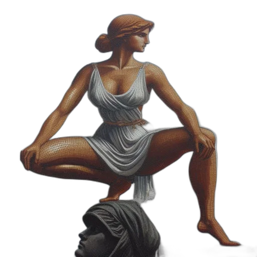 dress, jewelry, concept art, oil painting transparent PNG cut-out