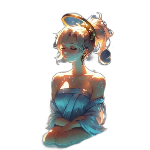 dress, crown, staff, mask transparent PNG cut-out