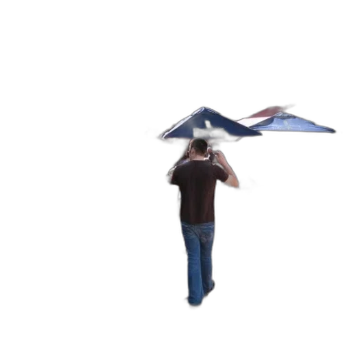 umbrella, hat, staff, weapon transparent PNG cut-out