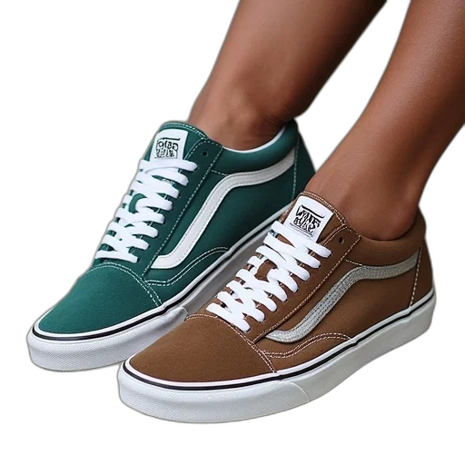 shoes, 3d render, photorealistic, green transparent PNG cut-out