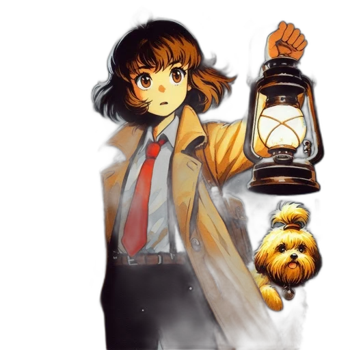 staff, dress, weapon, mask transparent PNG cut-out