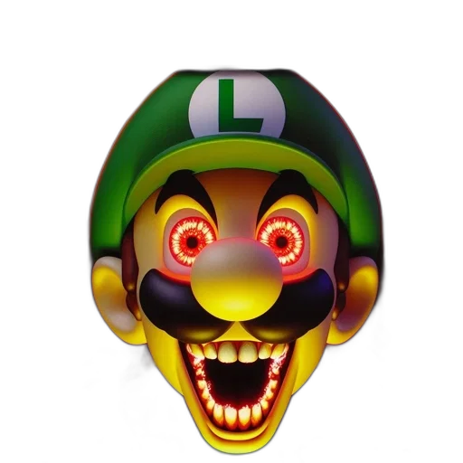 mask, face, 3d render, concept art transparent PNG cut-out