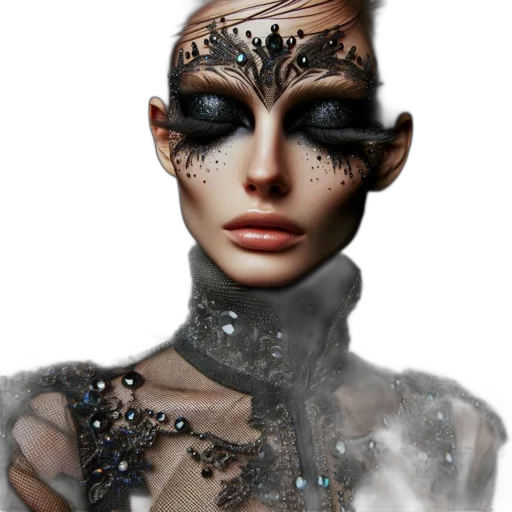 mask, jewelry, face, robot transparent PNG cut-out