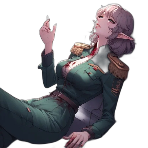 staff, jacket, weapon, dress transparent PNG cut-out