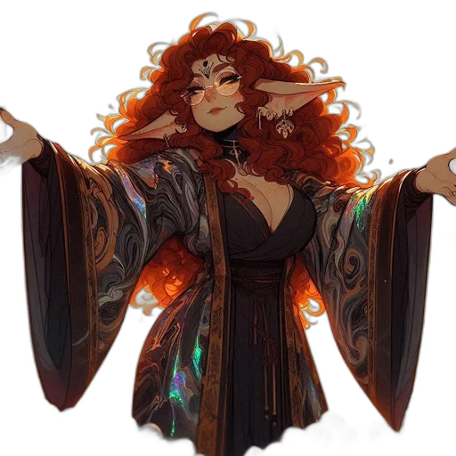 dress, fantasy art, concept art, pixel art transparent PNG cut-out