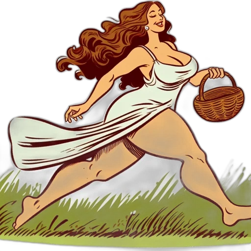 dress, concept art, fantasy art, comic book art transparent PNG cut-out