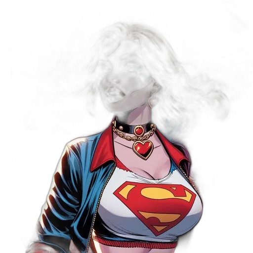 jacket, mask, face, comic book art transparent PNG cut-out