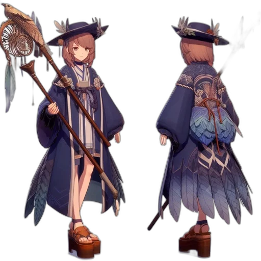 staff, crown, hat, weapon transparent PNG cut-out