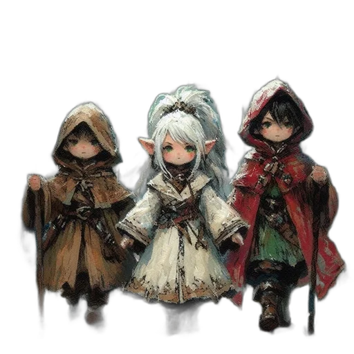 concept art, fantasy art, 3d render, pixel art transparent PNG cut-out