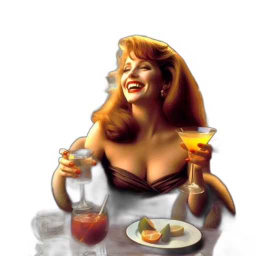 food, photorealistic, oil painting, concept art transparent PNG cut-out