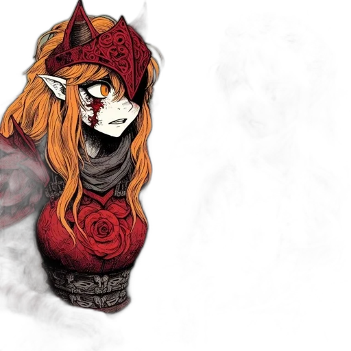mask, fantasy art, concept art, pixel art transparent PNG cut-out