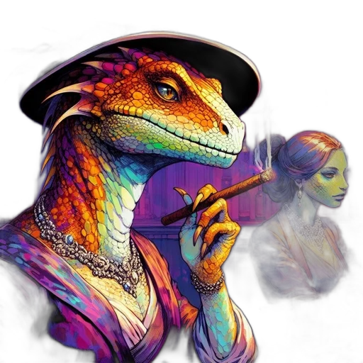 dragon, hat, mask, animal transparent PNG cut-out