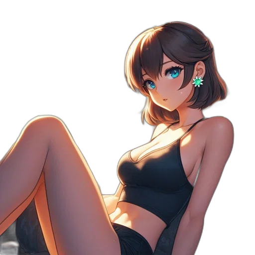 dress, face, jewelry, robot transparent PNG cut-out