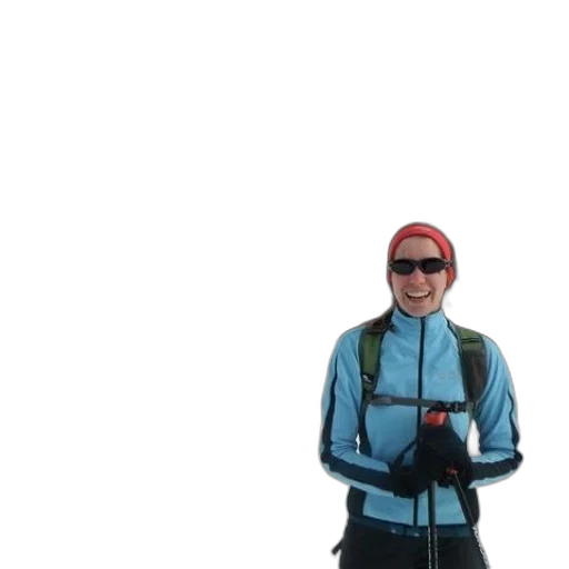 jacket, staff, face, hat transparent PNG cut-out