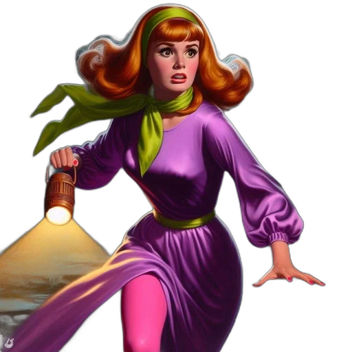 dress, staff, concept art, comic book art transparent PNG cut-out