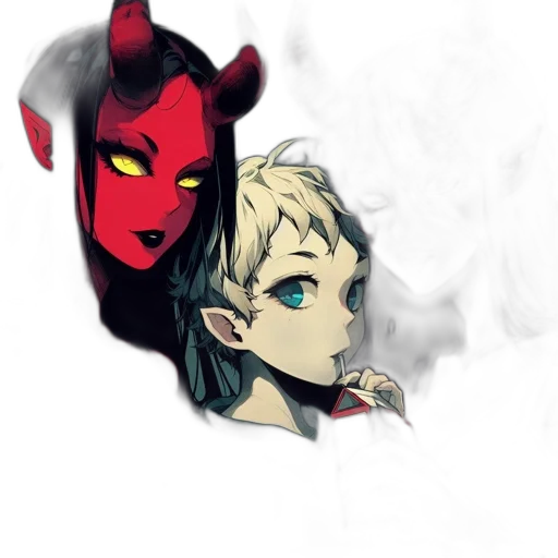 mask, dragon, pixel art, concept art transparent PNG cut-out