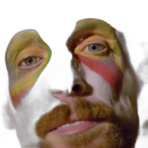 face, mask, staff, creature transparent PNG cut-out