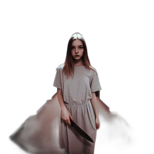 dress, crown, creature, sword transparent PNG cut-out