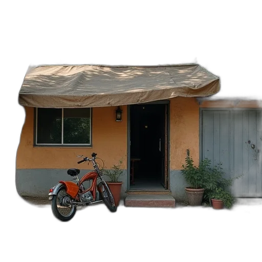 building, 3d render, photorealistic, tarp transparent PNG cut-out