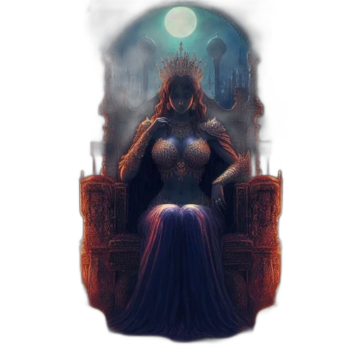 dress, crown, mask, robot transparent PNG cut-out