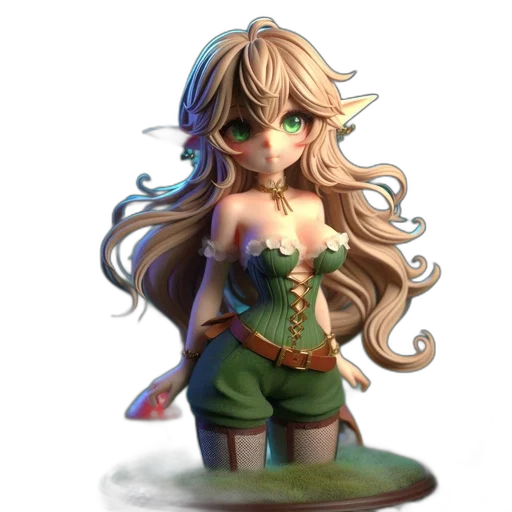 staff, dress, fantasy art, concept art transparent PNG cut-out