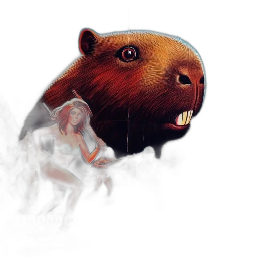 creature, animal, face, concept art transparent PNG cut-out