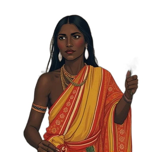 staff, jewelry, weapon, dress transparent PNG cut-out