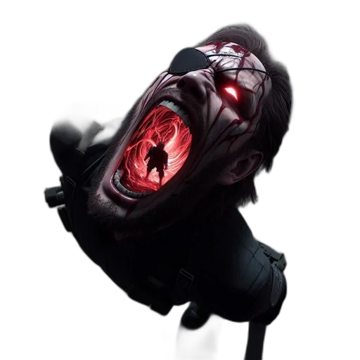 mask, creature, staff, face transparent PNG cut-out