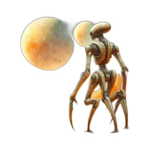 robot, creature, staff, furniture transparent PNG cut-out