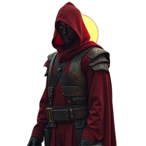 staff, mask, jacket, sword transparent PNG cut-out